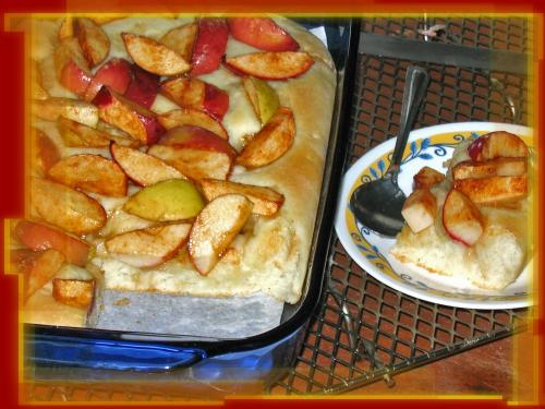 Focaccia aux pommes au robot boulanger de Selene | Photo de Selene