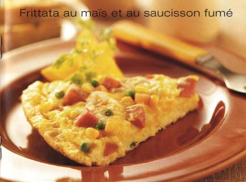 Frittata au maïs et au saucisson fumé de Lesoeufs.ca | Photo de PassionRecettes