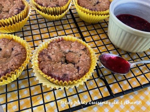 Galettes à l'avoine et à la confiture cuites dans un moule à muffins de Estherb | Photo de Estherb