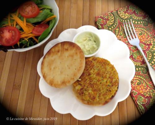 Galettes de pois chiches aux légumes + de Messidor | Photo de Messidor