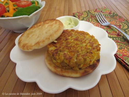 Galettes de pois chiches aux légumes + de Messidor | Photo de Messidor