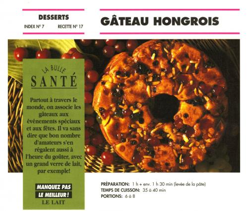 Gâteau hongrois de Bon Appétit | Photo de PassionRecettes