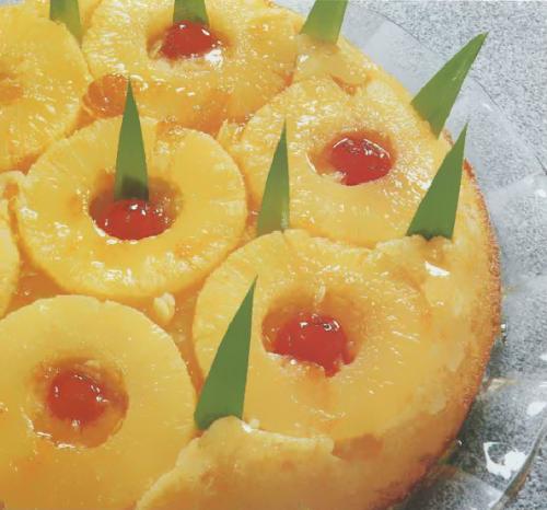 Gâteau renversé aux ananas de Qu'est-Ce Qu'on Mange | Photo de PassionRecettes