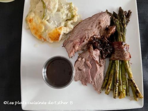 Gigot d'agneau caramélisé au vinaigre balsamique de Estherb | Photo de Estherb