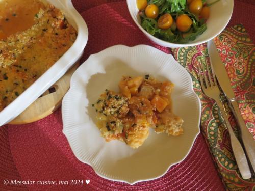 Gratin de légumes au poisson, façon méditerranée + de Messidor | Photo de Messidor