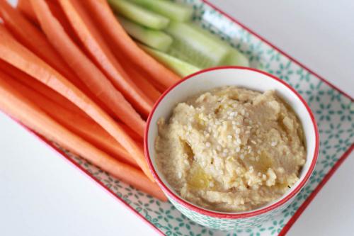 Houmous de pois chiches express de Princesseetsportive | Photo de Princesseetsportive