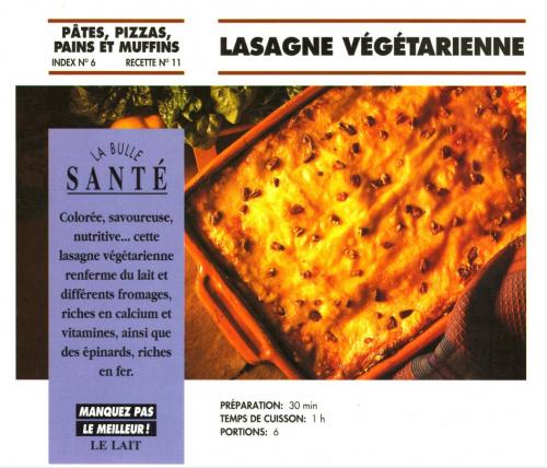 Lasagne végétarienne de Bon Appétit | Photo de PassionRecettes