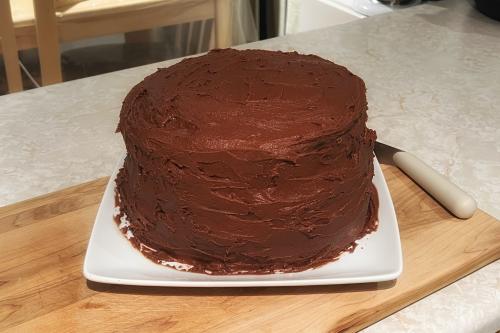 Le gâteau du diable de tante lise de Cow Brand | Photo de Mireille