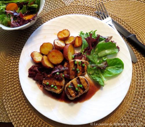 Médaillons de porc bbq, sauce au vin rouge et aux champignons + de Messidor | Photo de Messidor