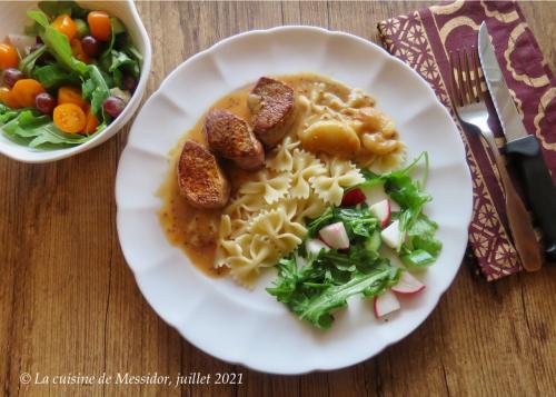 Médaillons de porc, sauce à la pomme et à l'érable + de Messidor | Photo de Messidor