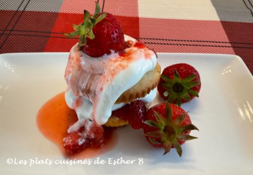 Mini shortcakes aux fraises de Estherb | Photo de Estherb