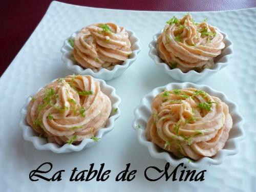 Mousse de truite et mascarponne sur lit de pomme granny smith de Mamina13 | Photo de Mamina13