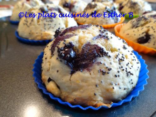 Muffin aux bleuets, citron et graines de pavot de Esther B | Photo de Estherb