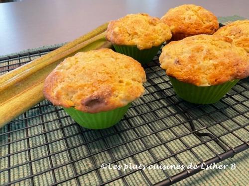 Muffins à la rhubarbe et pacanes de Estherb | Photo de Estherb