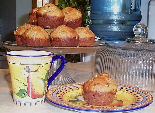 Muffins aux courgettes et aux raisins secs de Brindilles | Photo de Mireille