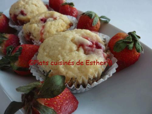 Muffins aux fraises et au citron de Esther B | Photo de Estherb