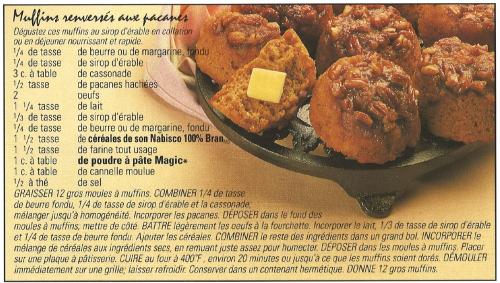 Muffins renversés aux pacanes de Nabisco | Photo de PassionRecettes