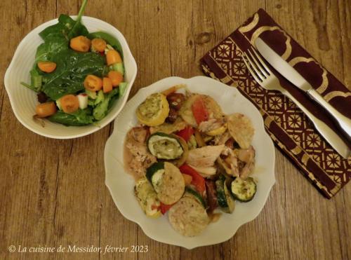 Nachos au poulet et aux légumes grillés + de Messidor | Photo de Messidor