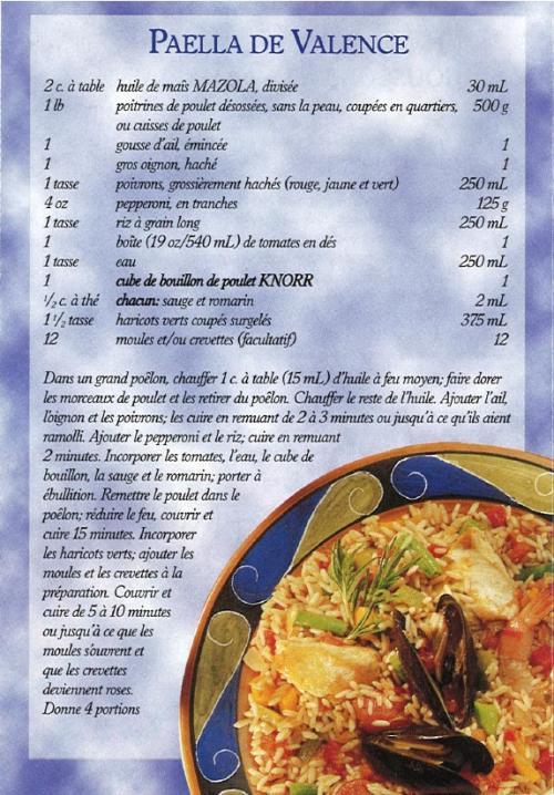 Paella de valence de Knorr | Photo de PassionRecettes