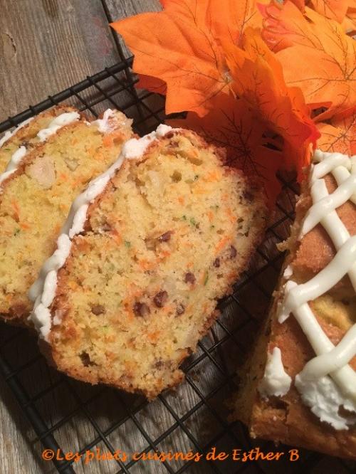 Pain aux pommes, carottes et courgettes de Esther B | Photo de Estherb