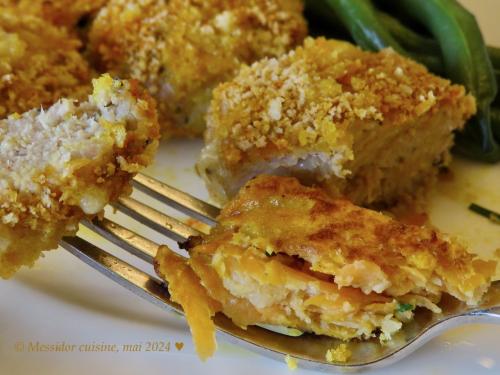 Petites galettes de poulet haché au cheddar + de Messidor | Photo de Messidor