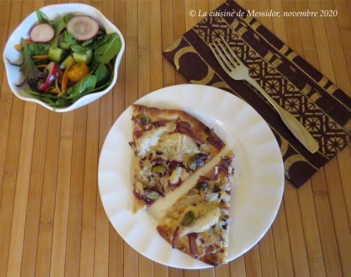 Pizza aux poires et aux oignons caramélisés + de Messidor | Photo de Messidor