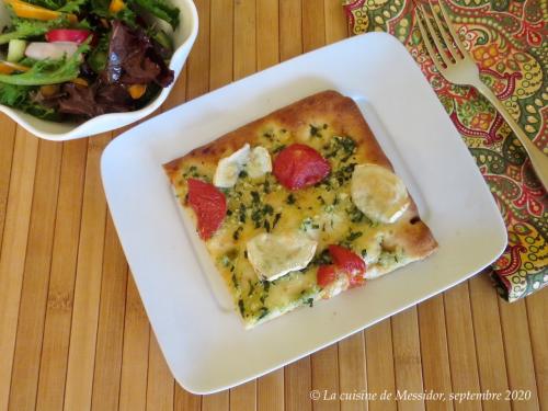 Pizza aux tomates confites et au chèvre + de Messidor | Photo de Messidor