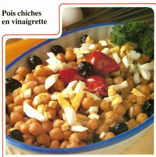 Pois chiches en vinaigrette de Pol Martin | Photo de PassionRecettes