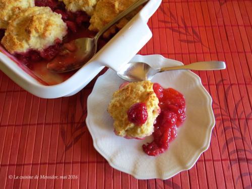 Pouding aux pêches et aux framboises de Messidor | Photo de Messidor