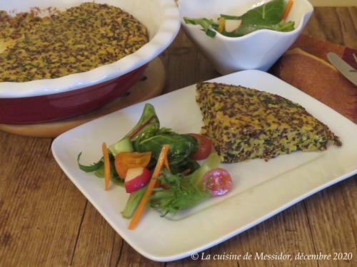 Quiche sans croûte au quinoa + de Messidor | Photo de Messidor