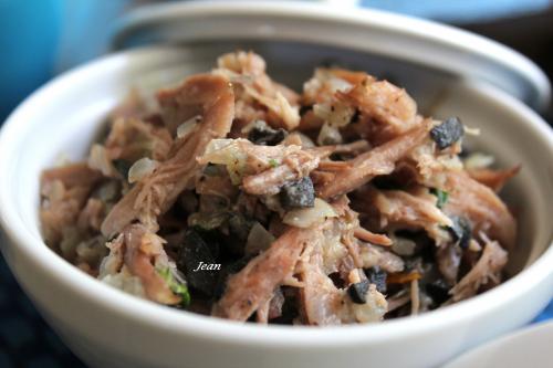 Rillettes express de canard aux olives noires et thym de Nell | Photo de Nell