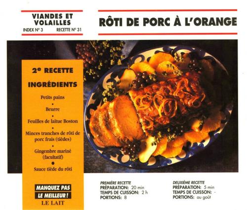 Rôti de porc à l'orange de Bon Appétit | Photo de PassionRecettes