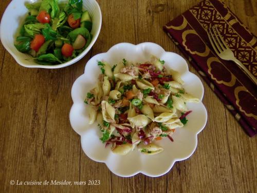 Salade de pâtes de thon vide-frigo + de Messidor | Photo de Messidor