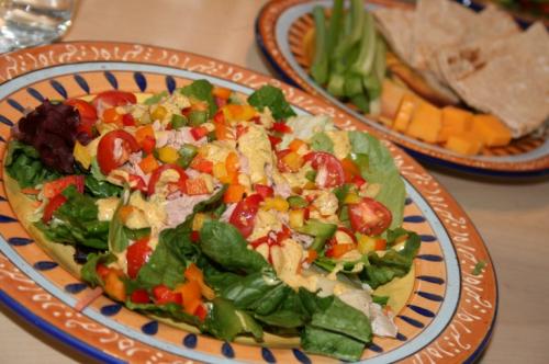 Salade de thon, tomates cerises et poivrons de Mireille | Photo de Mireille