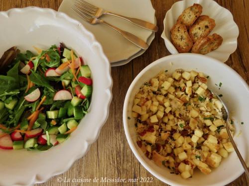 Salade tiède de riz, garnitures exquises + de Messidor | Photo de Messidor