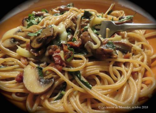 Spaghettis aux deux champignons de Messidor | Photo de Messidor