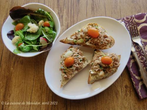 Tartines au thon citronné + de Messidor | Photo de Messidor