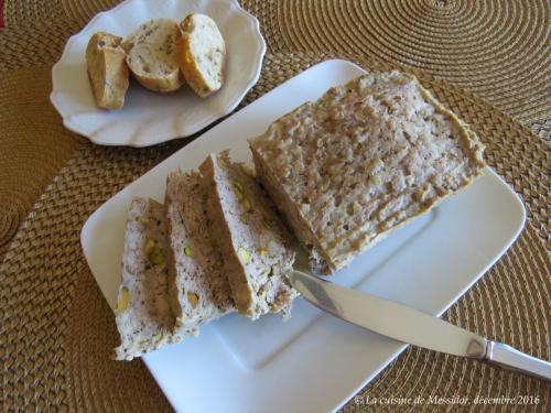 Terrine de porc aux pistaches à la syrienne + de Messidor | Photo de Messidor