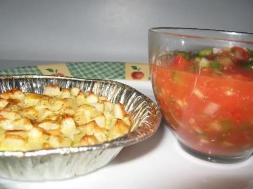 Tortilla et gaspacho de Tomatecerise | Photo de Tomatecerise