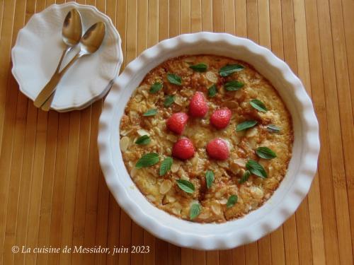 Vacances en cuisine 25 - tarte de paresseuse, fraises et ananas + de Messidor | Photo de Messidor