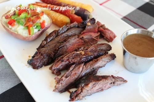 Bavettes de boeuf marinées et carottes en papillote de Estherb | Photo de Estherb