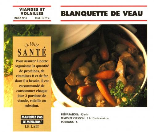 Blanquette de veau de Bon Appétit | Photo de PassionRecettes