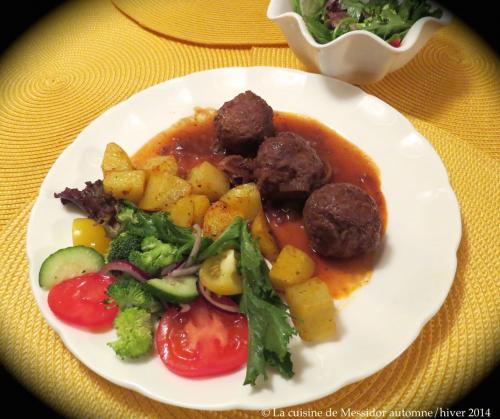 Boulettes de porc à la grecque de Messidor | Photo de Messidor