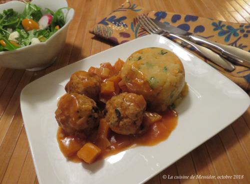 Boulettes de poulet, sauce à l'orange de Messidor | Photo de Messidor