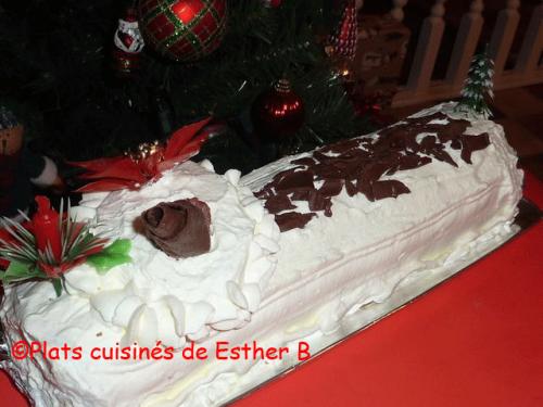 Bûche roulée au chocolat de Esther B | Photo de Estherb