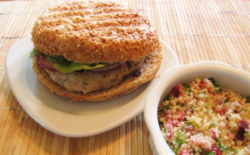 Burgers de poulet à l'italienne pour deux de Messidor | Photo de Messidor