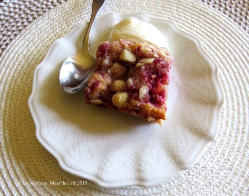 Carrés aux framboises et au chocolat blanc de Messidor | Photo de Messidor