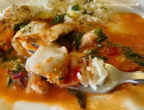 Casserole d'aiglefin, tomates et chorizo + de Messidor | Photo de Messidor