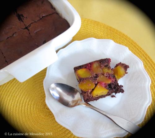 Clafoutis choco-mangue de Messidor | Photo de Messidor