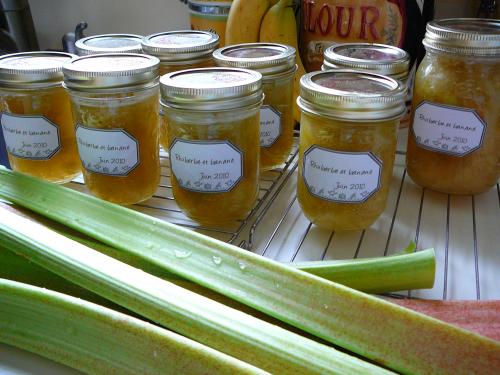 Confiture rhubarbe et banane de Marilouise | Photo de Marilouise